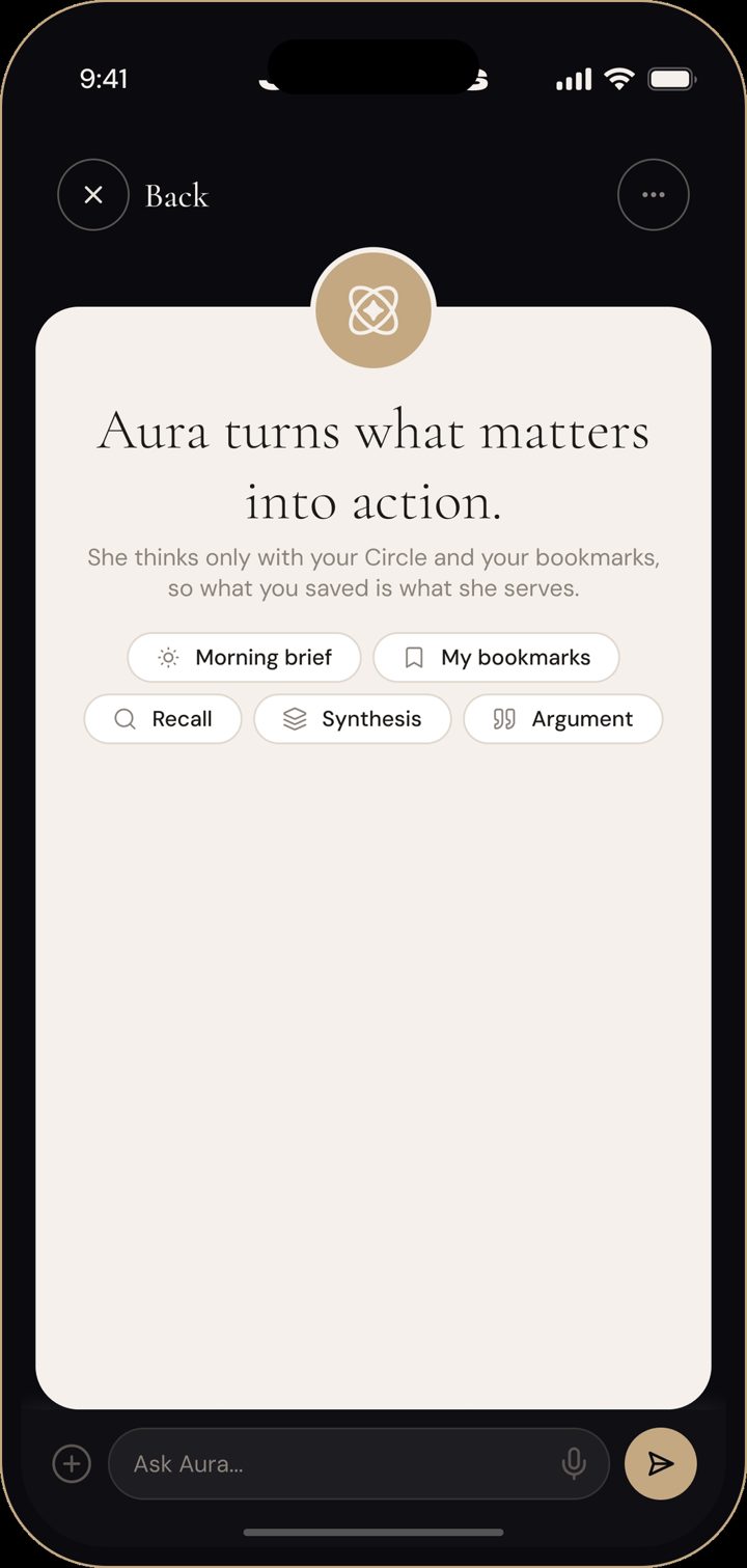 Aura personal AI
