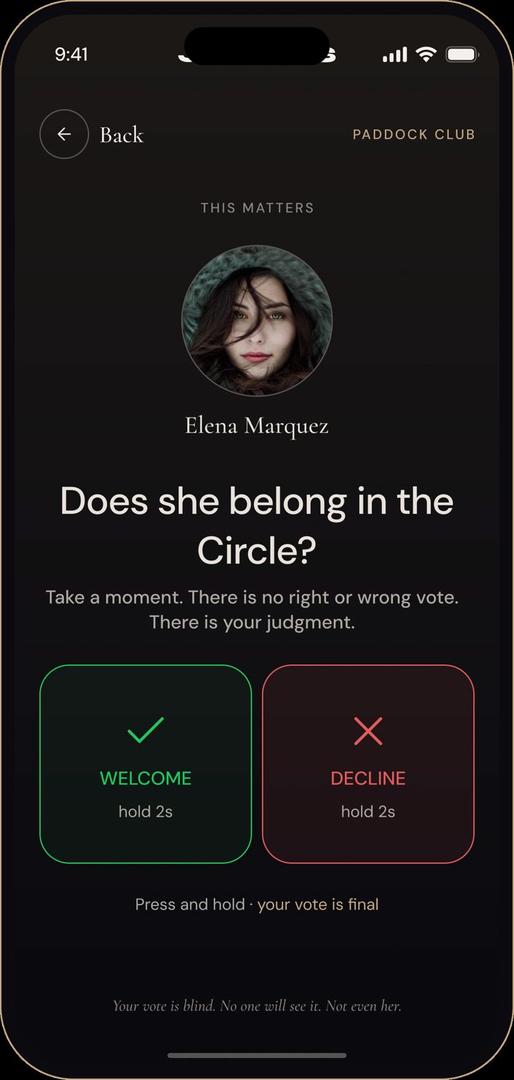 The room decides